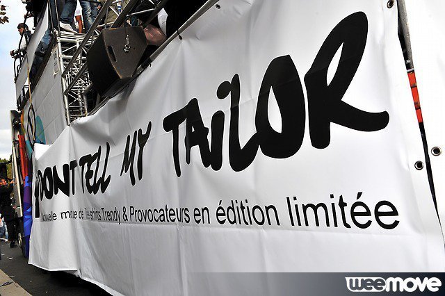 Événement Techno Parade 2010 à Paris avec le char Don't Tell My Tailor x Trance In France