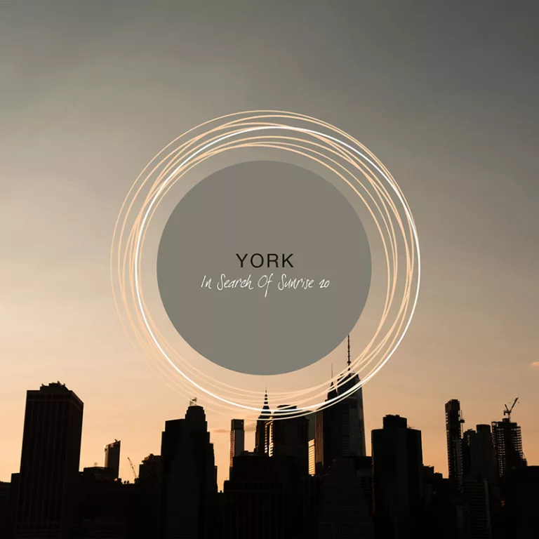 Pochette de la compilation Trance 'In Search Of Sunrise 20' mixée par York