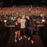 Above & Beyond sur scène à ABGT600 à Mexico, entourés d'une foule immense en octobre 2024